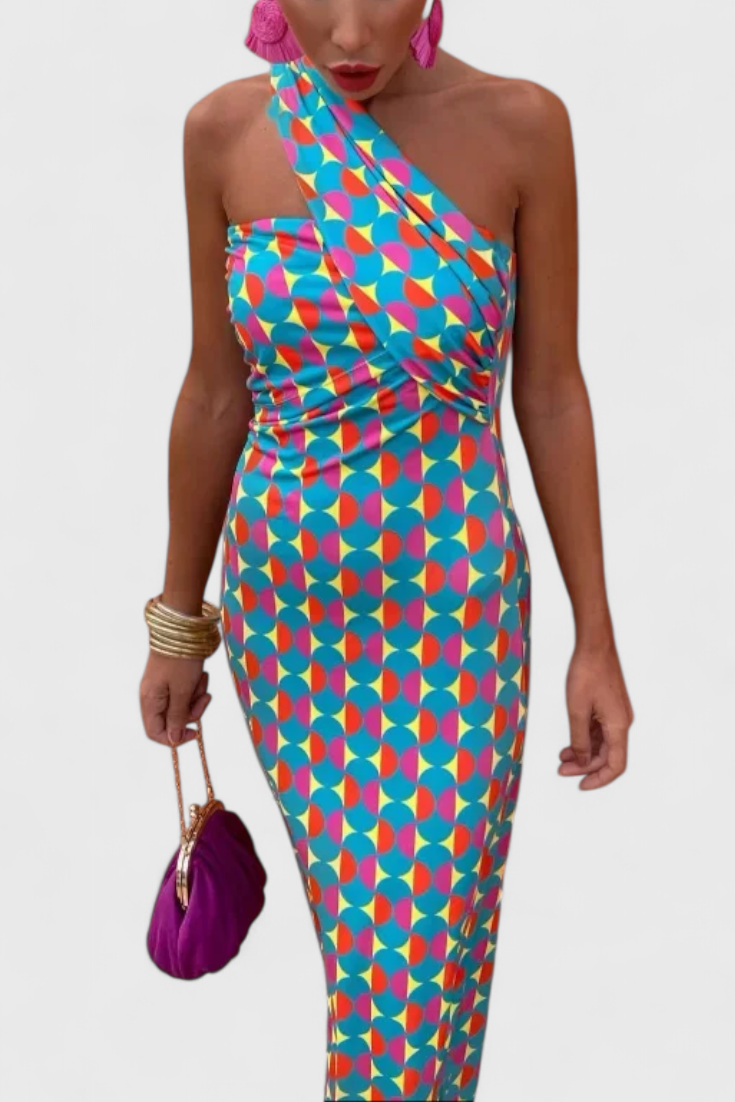 Julissa Off-the-Shoulder Maxi Evening Dress