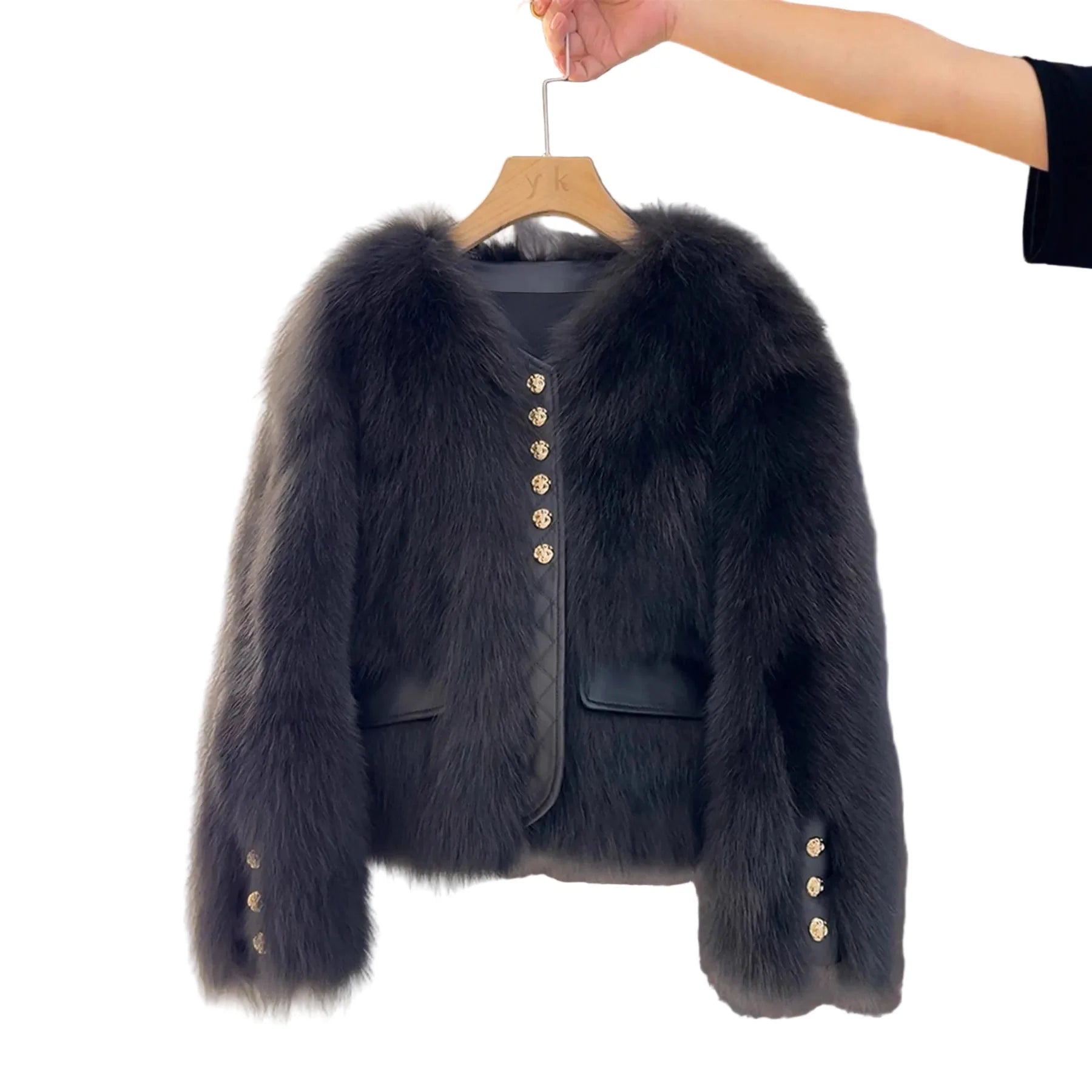 Aurelia Luxe faux fur jacket