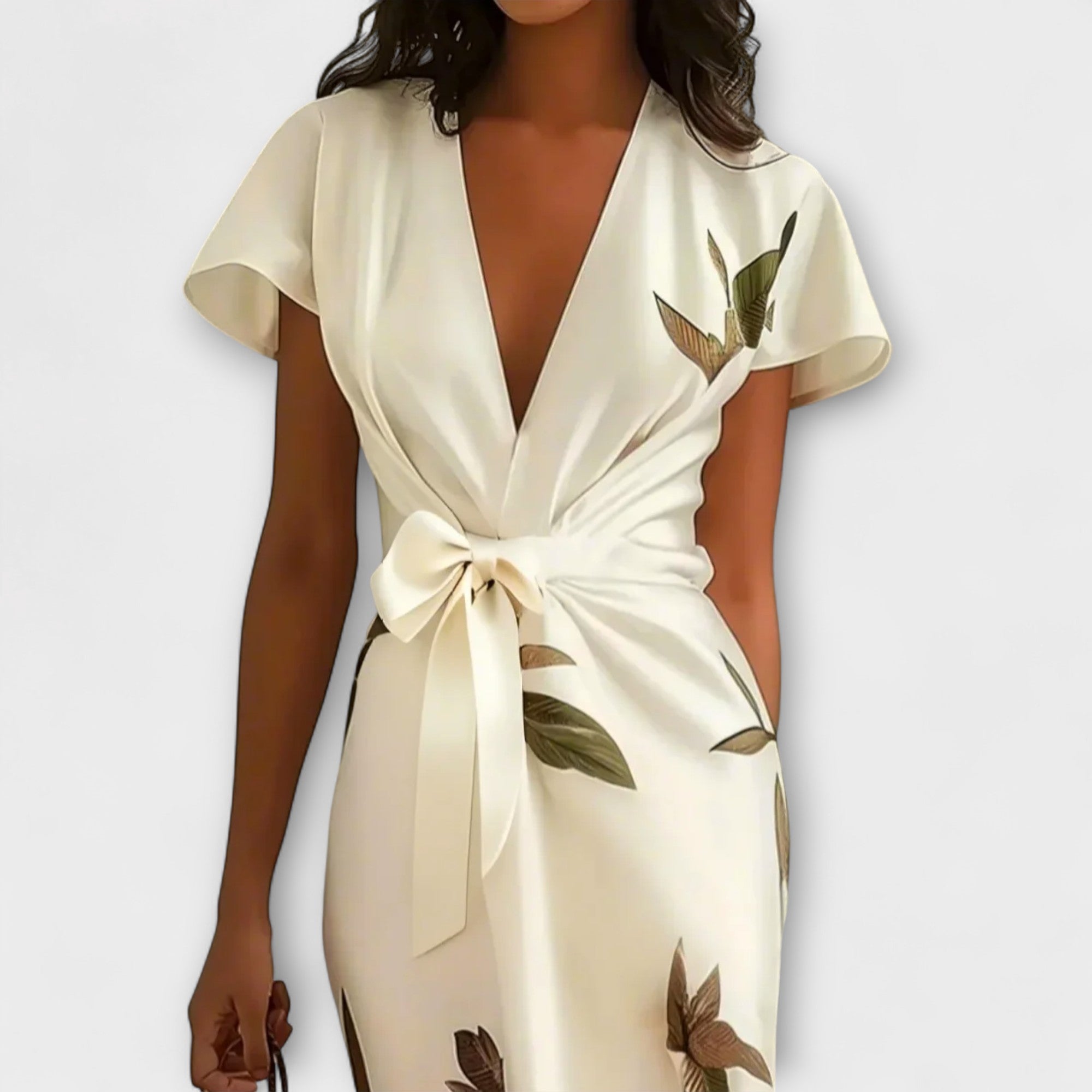 Satin A-Line Dress