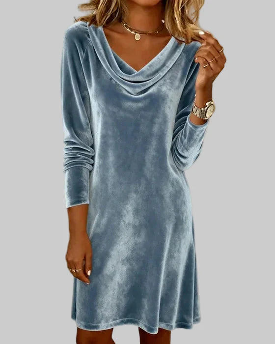 Frosina - Loose Velvet Dress