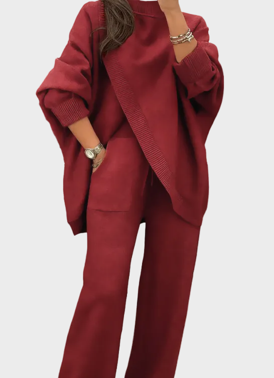 Ella - Women's 2-Piece Oversized Sweater & Pants Set