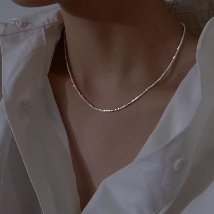 Silver Necklace Set