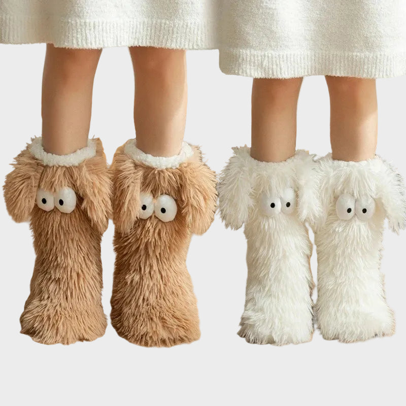 Lin - SnugglePup Fluffy House Socks