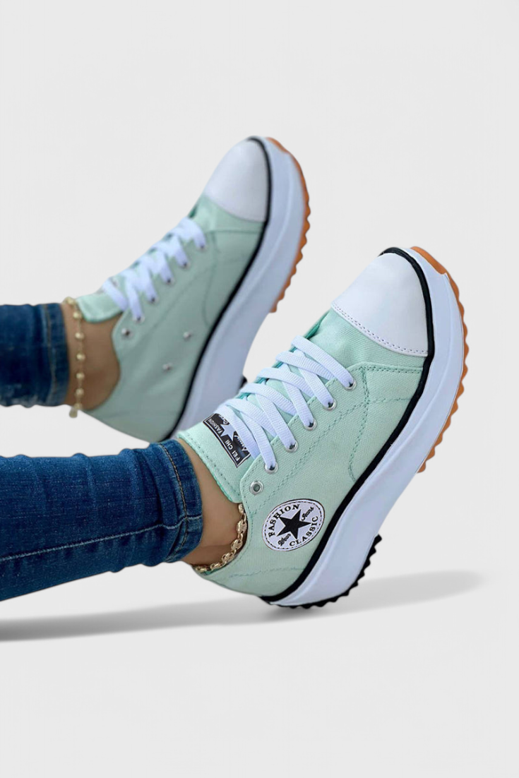 Taya Chunky Canvas Sneakers