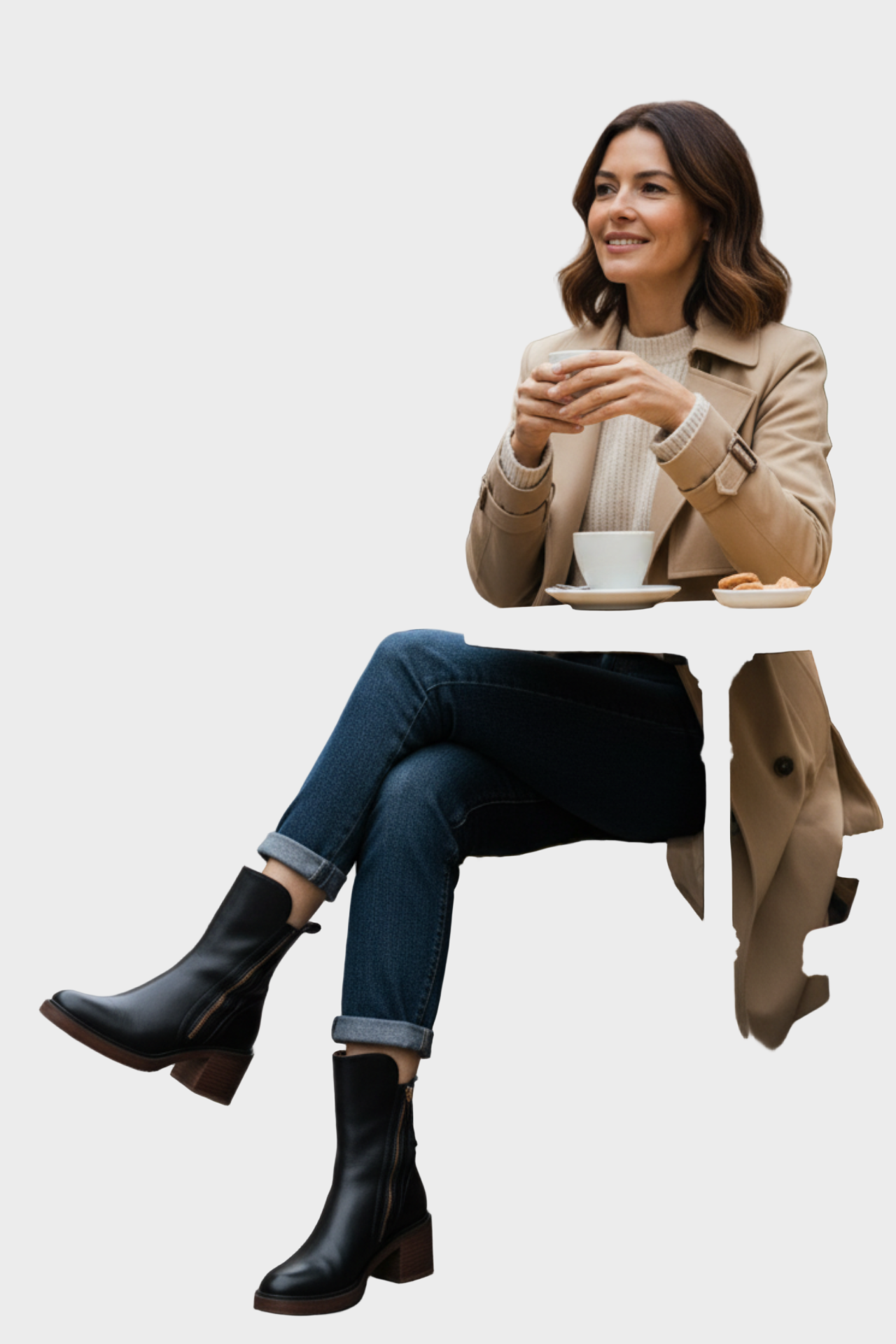 Valorine | Black leather boots