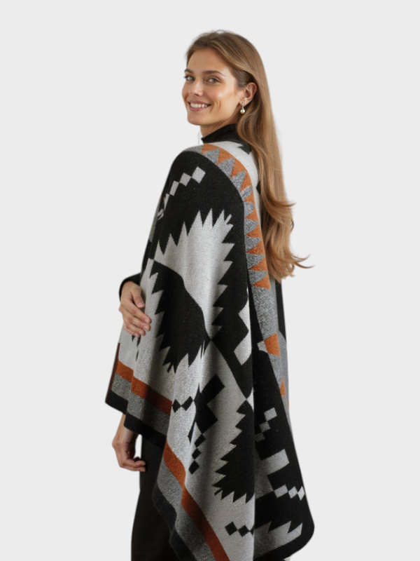 Nikita | Cozvia BreezeWrap Windproof Crochet Shawl