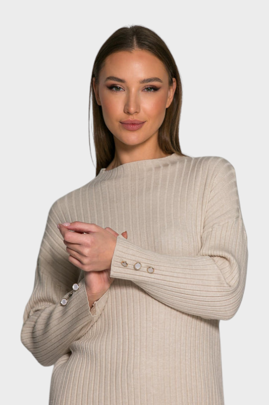 Cruella | Rib knit set with buttons