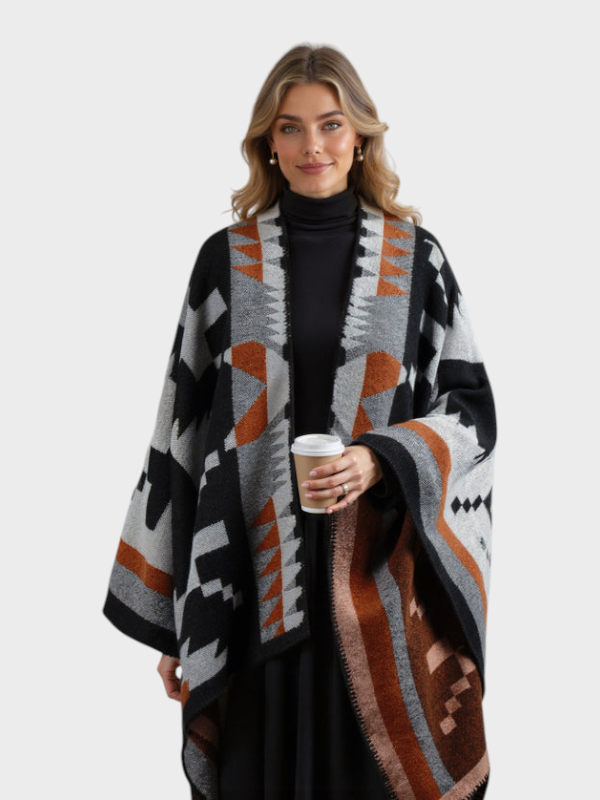 Nikita | Cozvia BreezeWrap Windproof Crochet Shawl