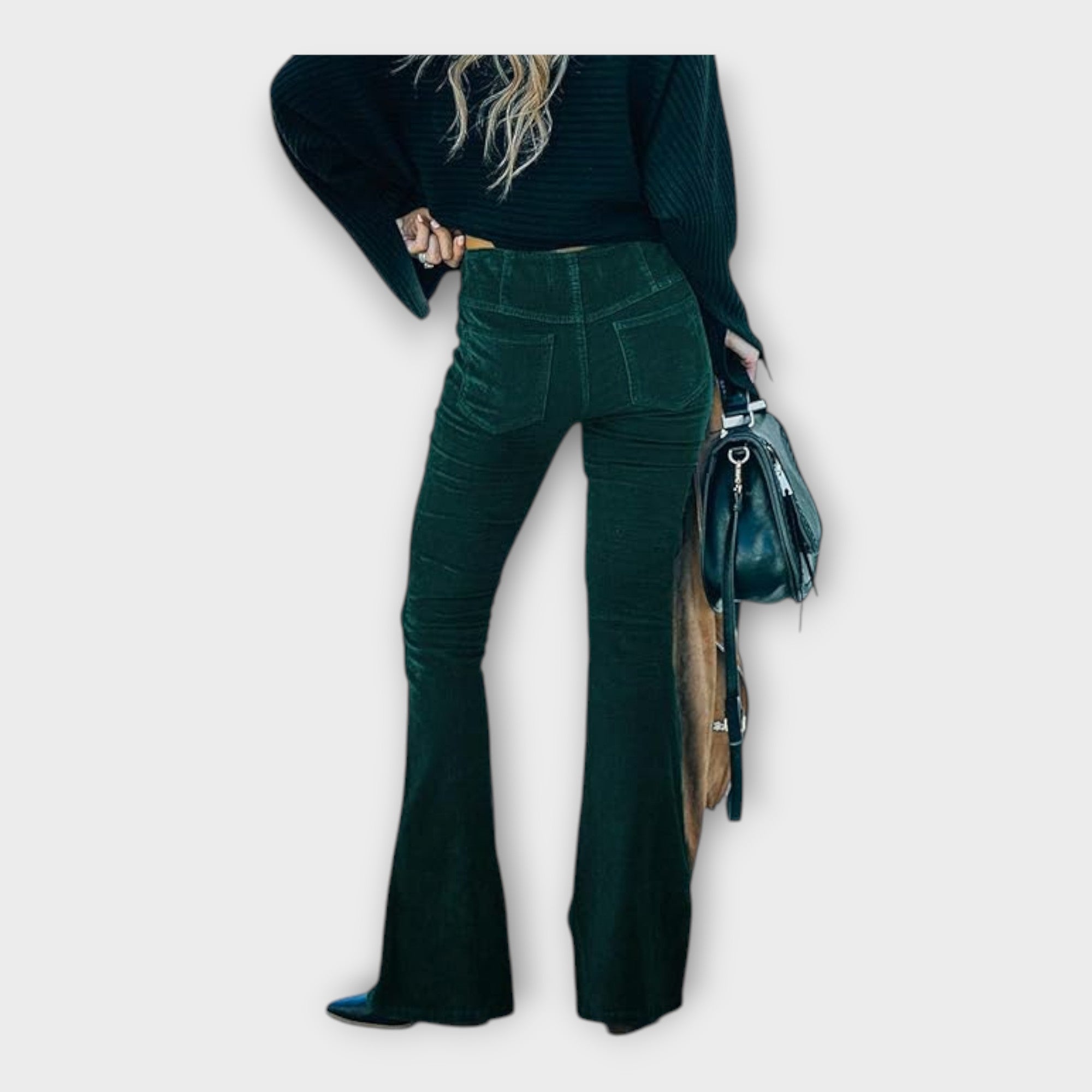 Elegant Bell-Bottom Pants