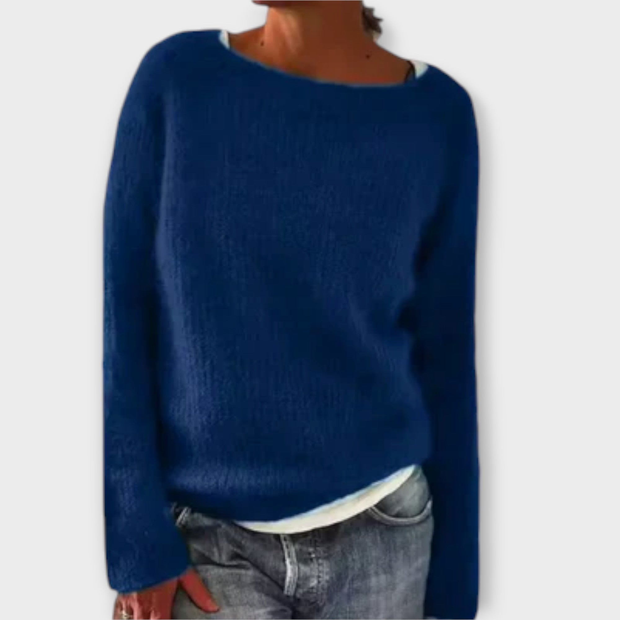 Regine – solid colored knitted sweater