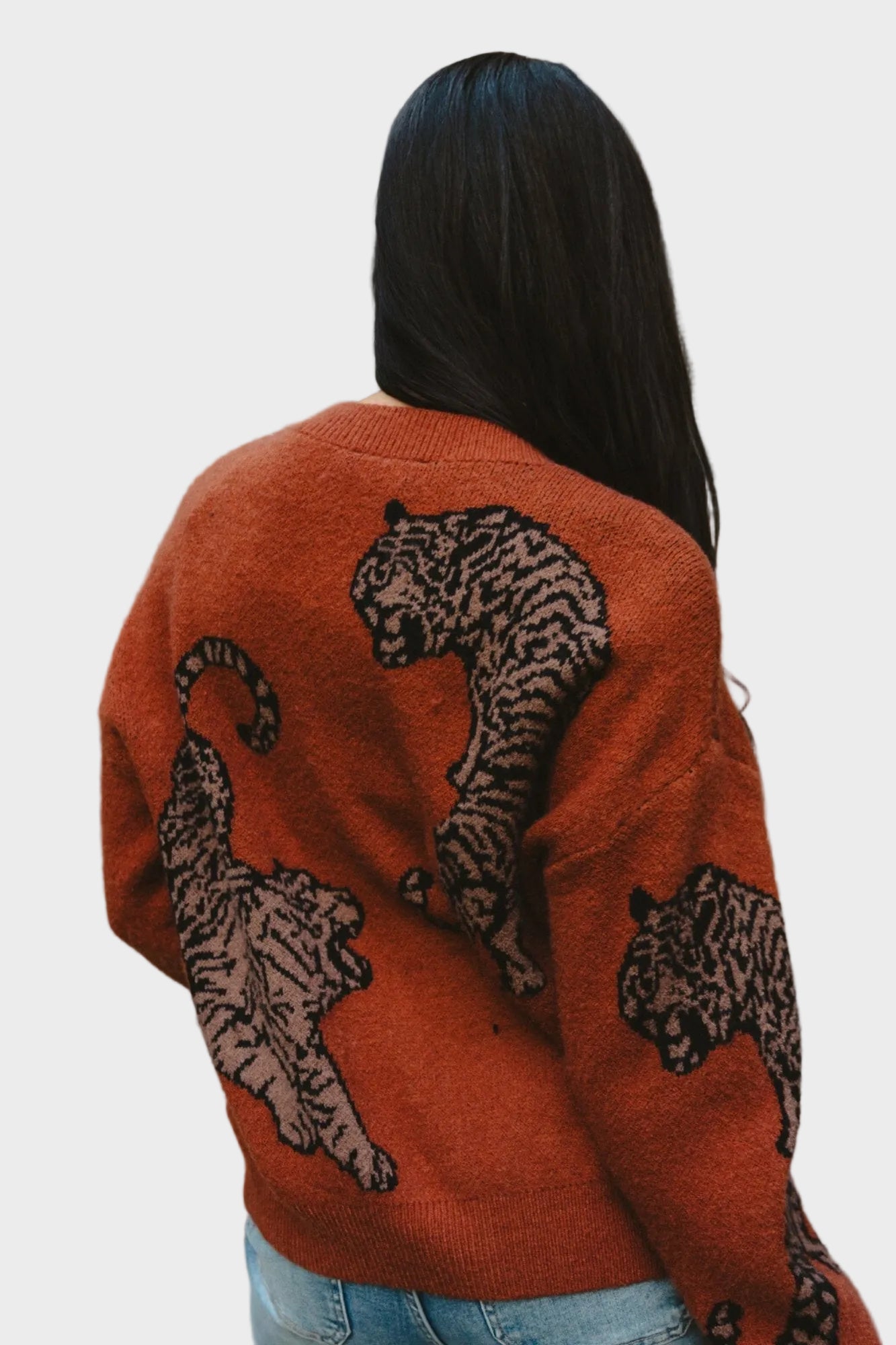 Wanda | Tigress Sweater in Rust