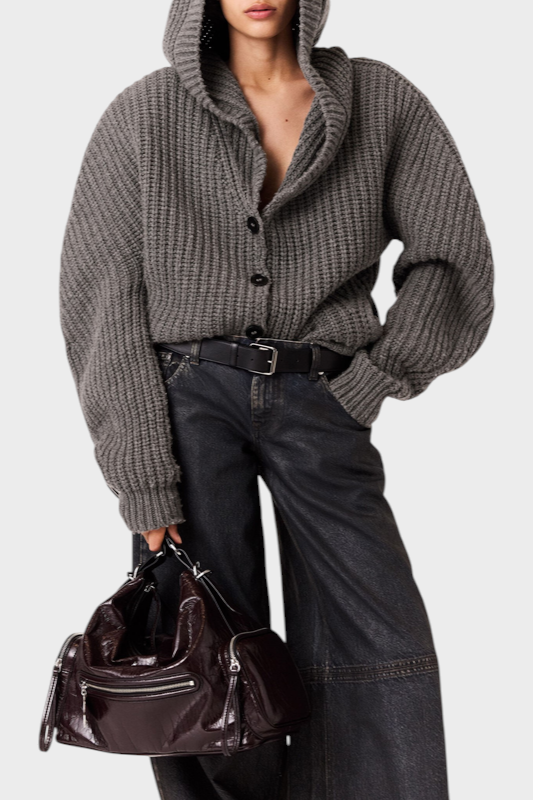 Ambra | Striped Quilted Cardigan