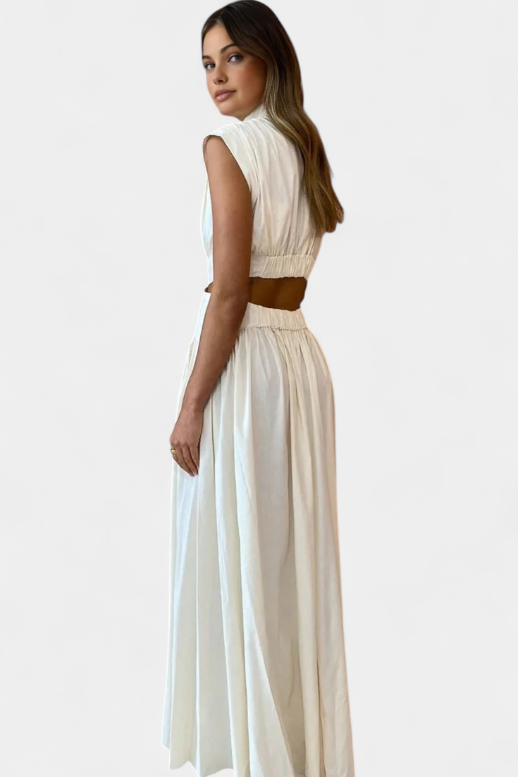 Jocelyn Side Slit Dress Set
