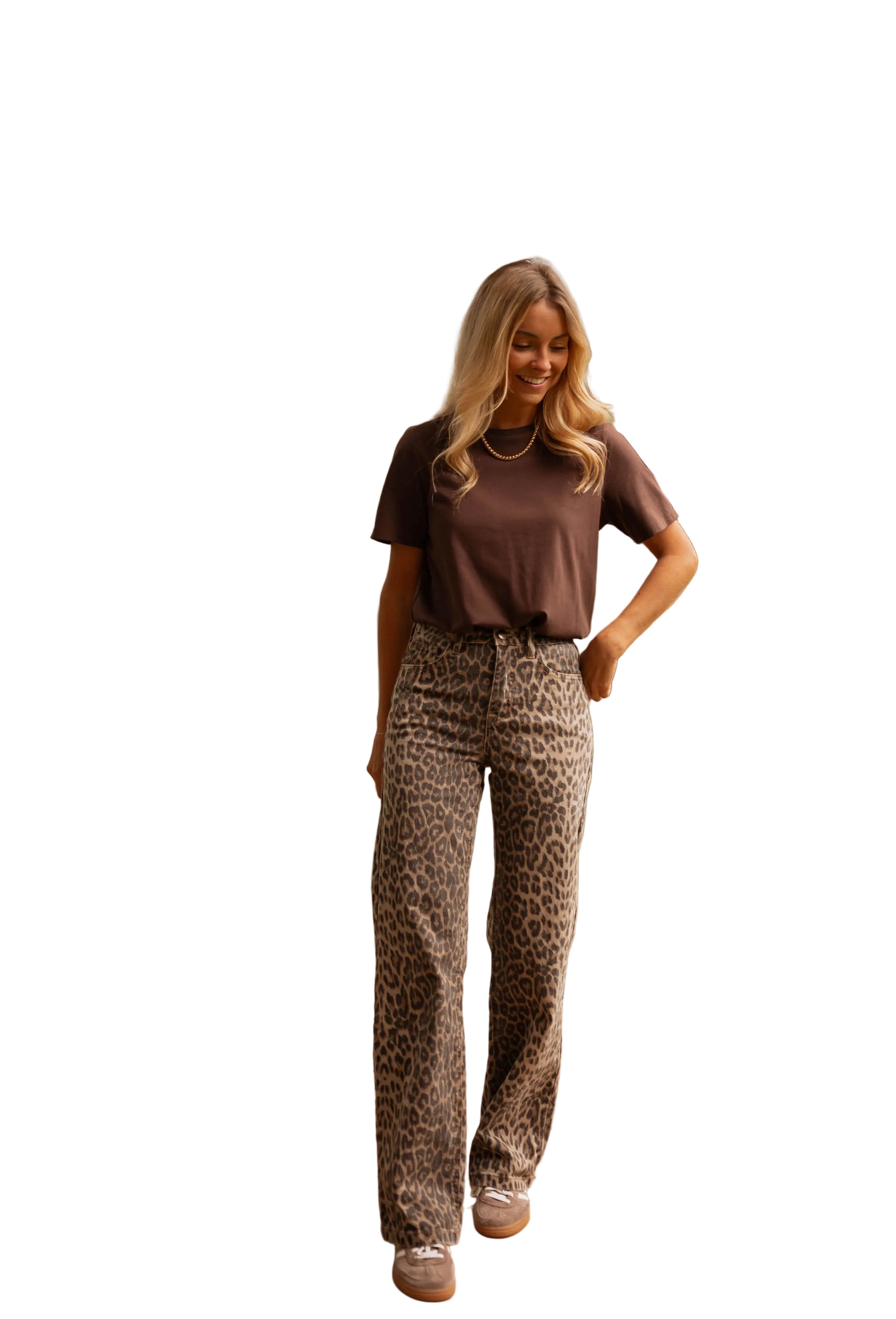 Steph | Leopard Max Jeans