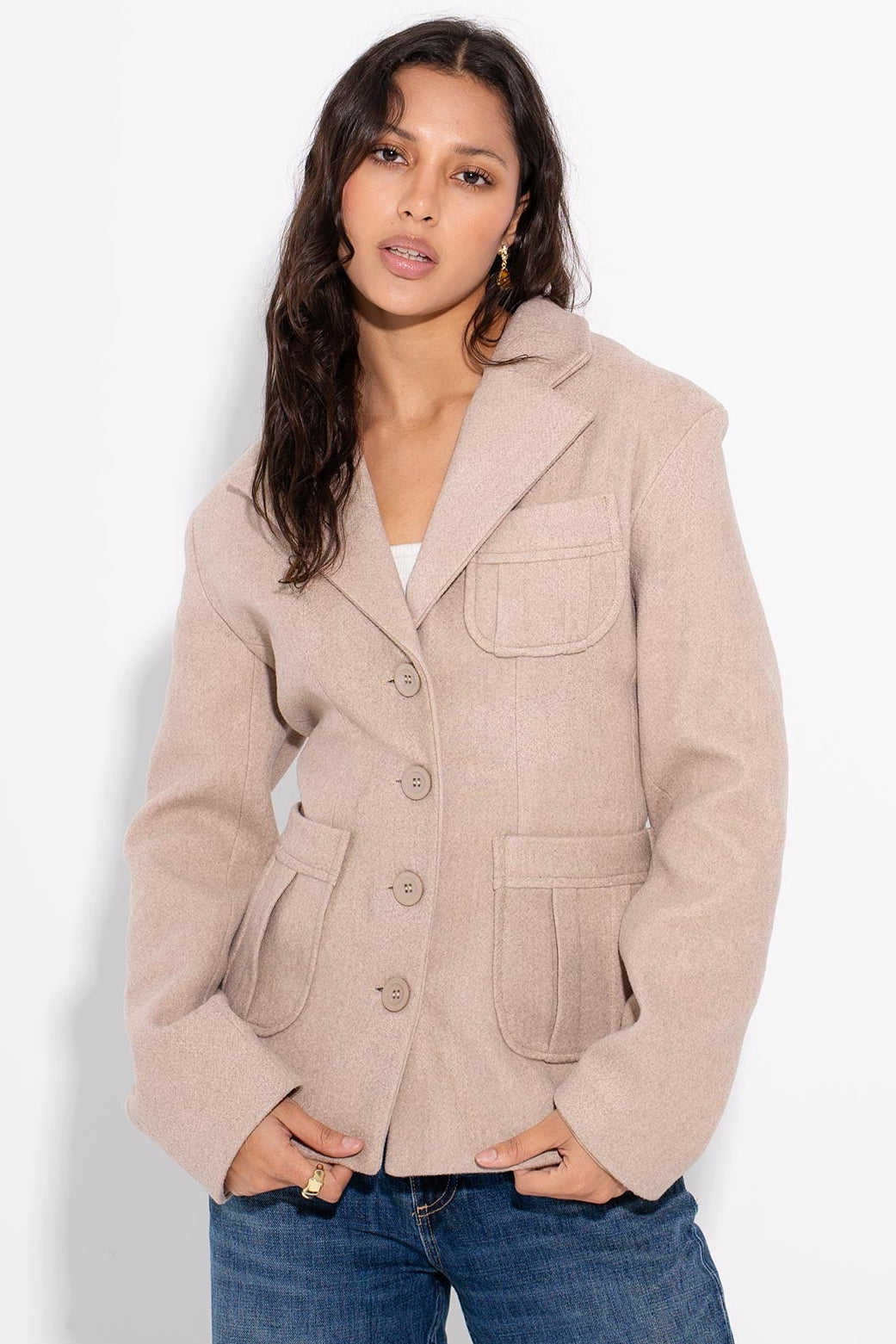 Mona - Daily Slay Blazer - Beige