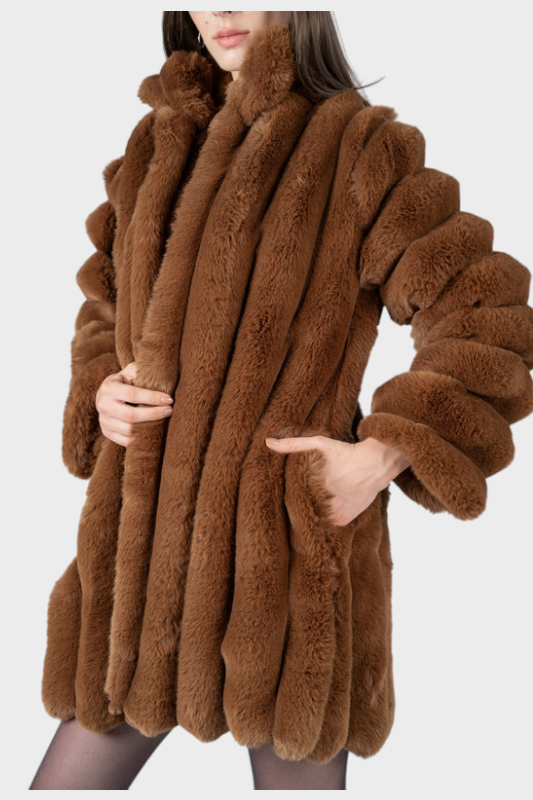 Kristiane | BROWN CLOUD FUR COAT