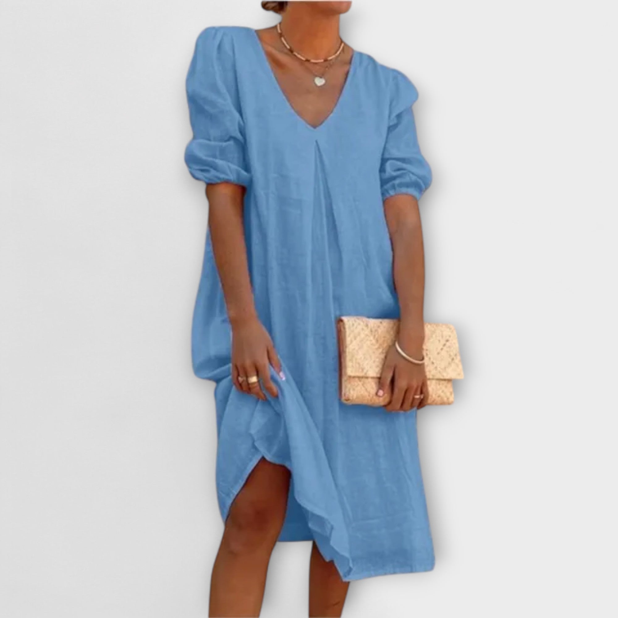 Fanny — Elegant Summer Dress with Braided Details