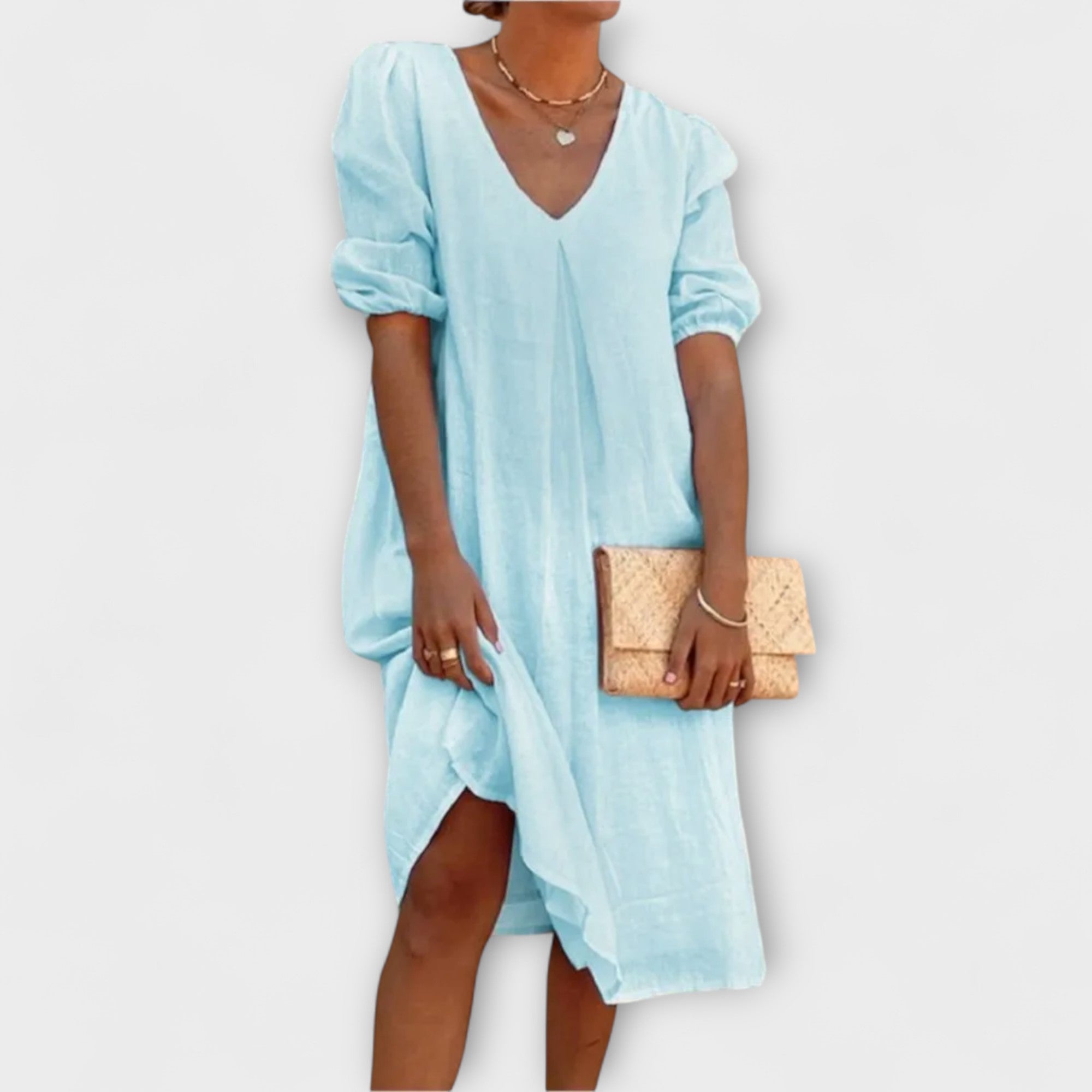 Fanny — Elegant Summer Dress with Braided Details