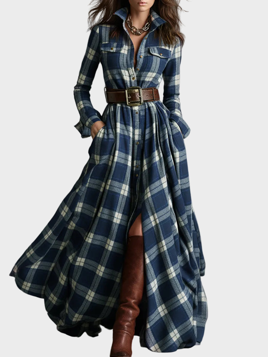 Scarlett | Belted Shirt Dress