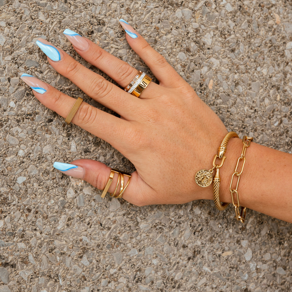 Clip Gold Bracelet