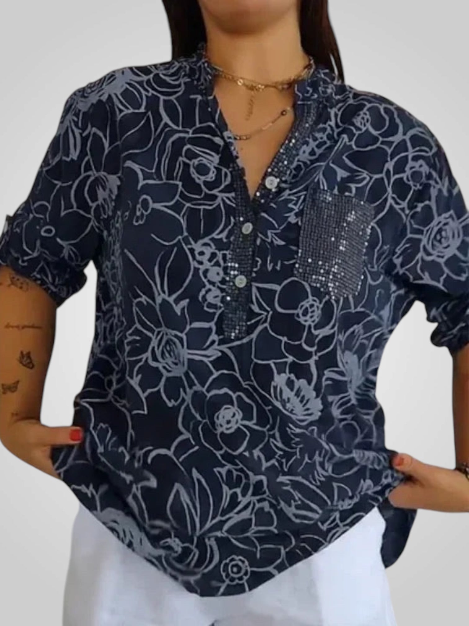 Daria | Printed Women's Blouse