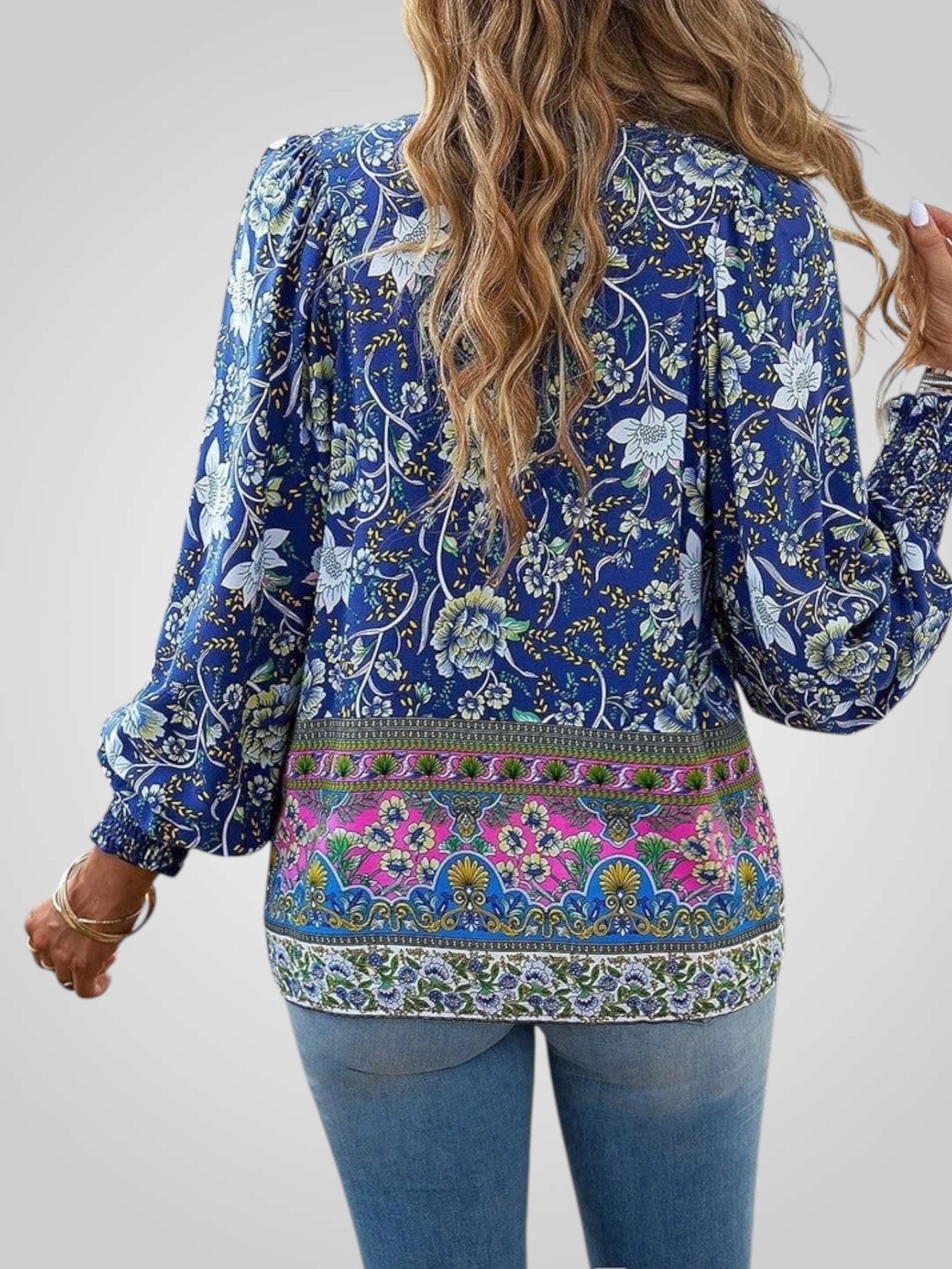 Hoya | Bohemian Blouse with Flowers