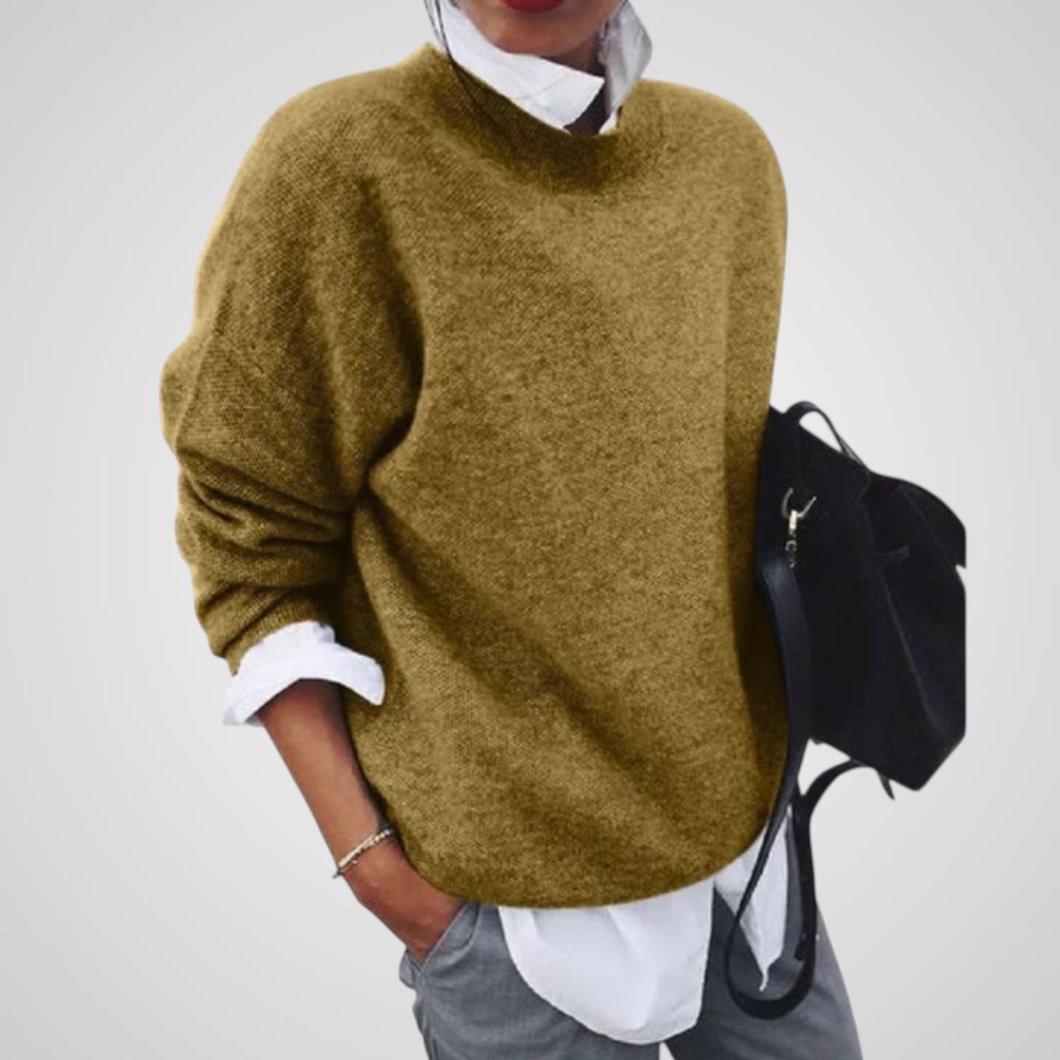 Cashmere | Casual Knitted Cashmere Sweater for Women