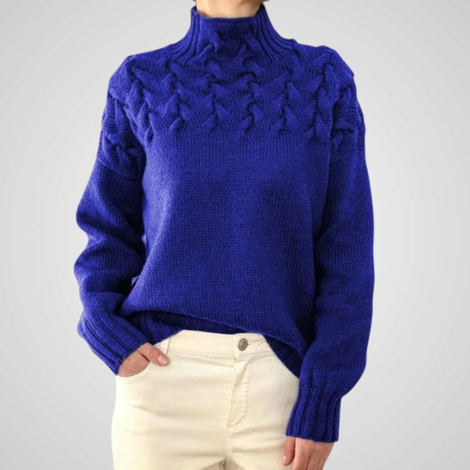 Cash | Ladies Knitted Cashmere Zhivago Sweater