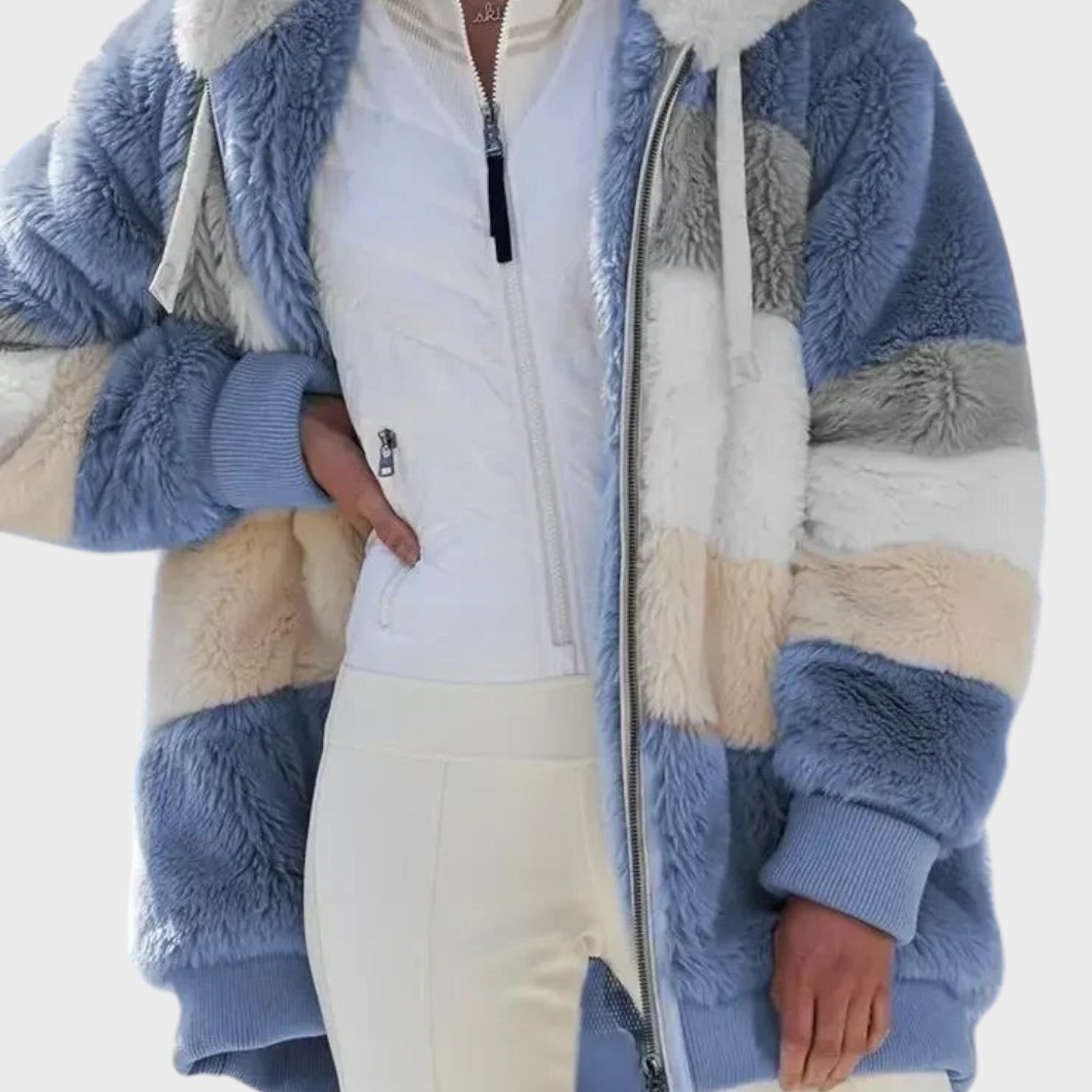 Andrea | Winter jacket with hood and zipper