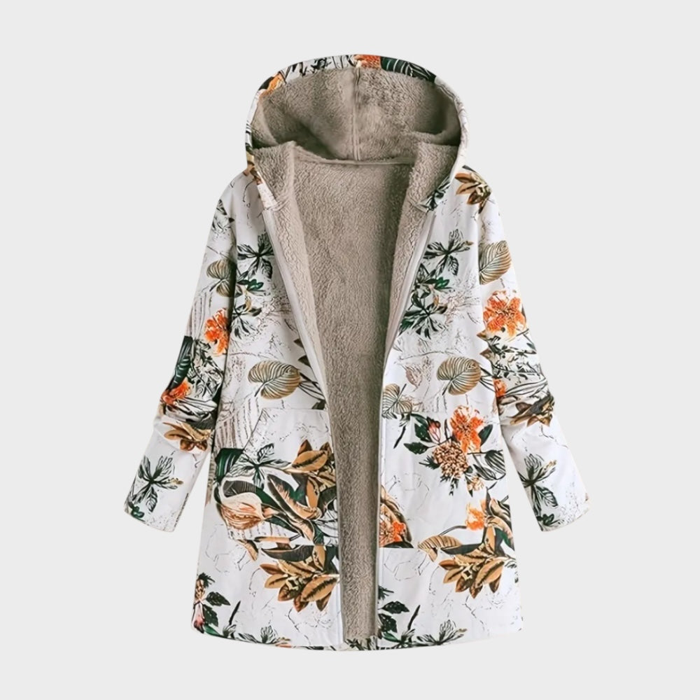 Camellia | Warm coat with fleece lining