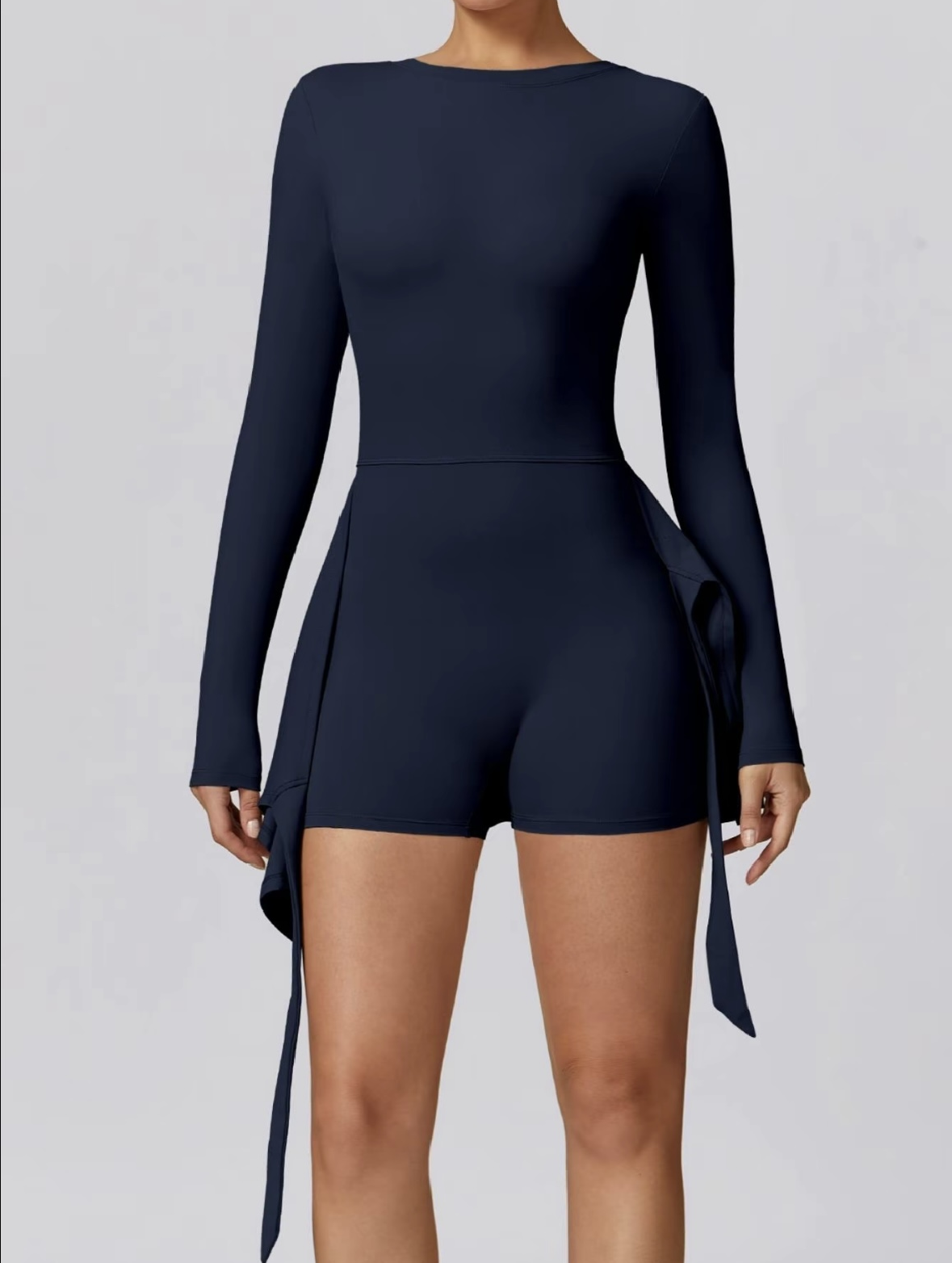 Lemilla™ Long Sleeve High Neck Tennis Dress