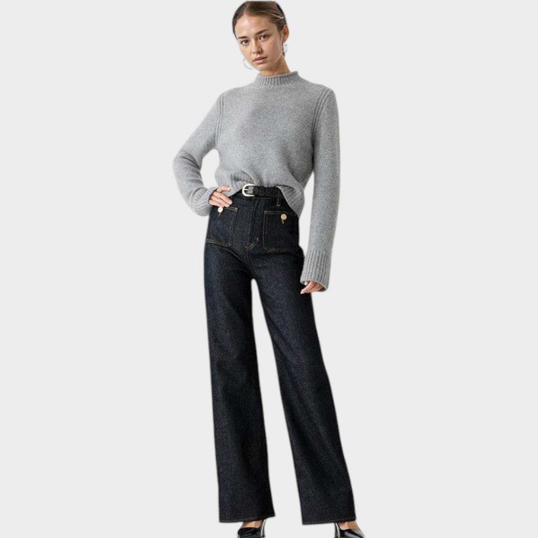 Jhana | Denim Capri Pants