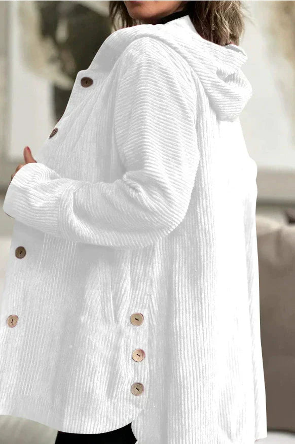 Cordia - Corduroy Jacket with Hood