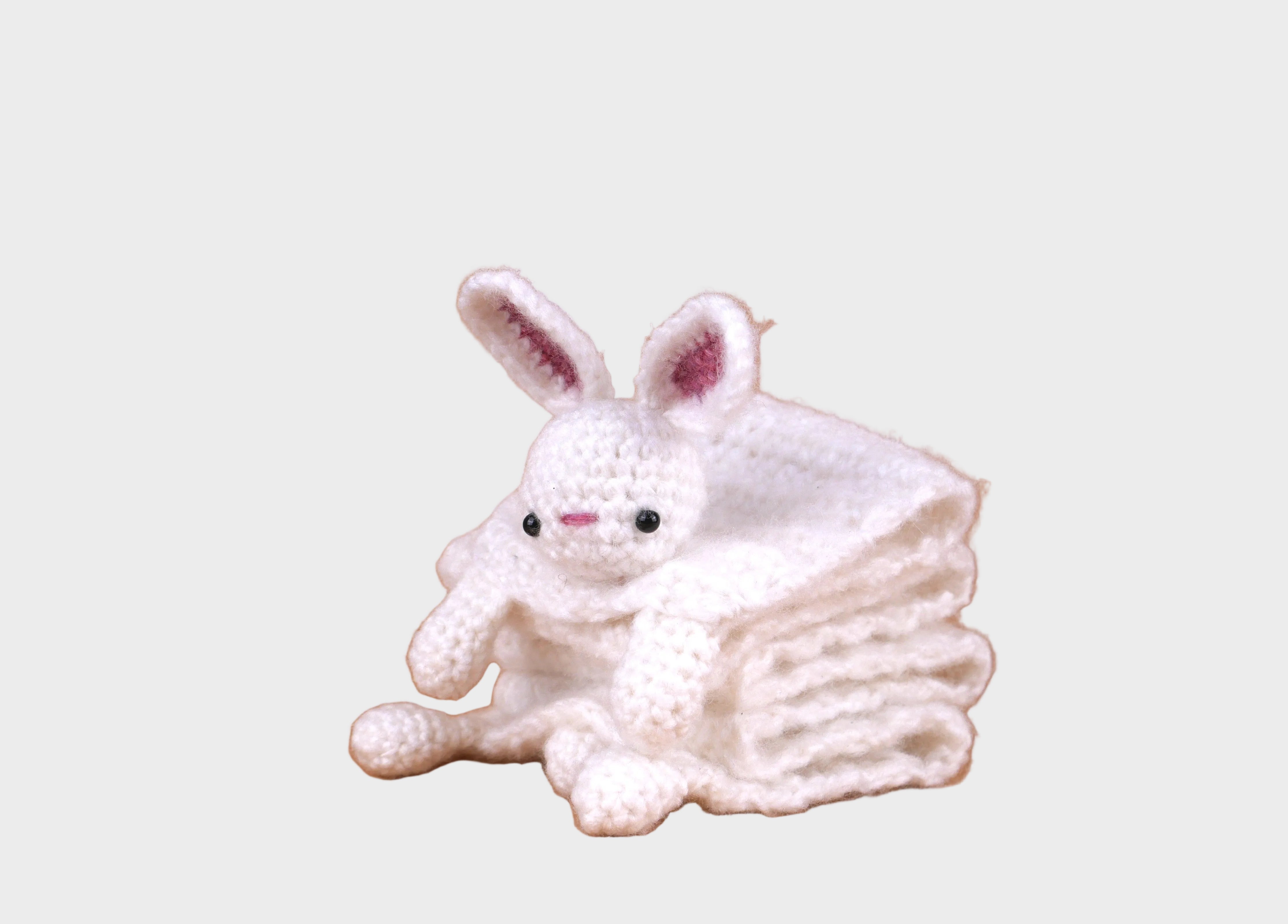 Vani - Handmade bunny scarf – Crochet animal scarf