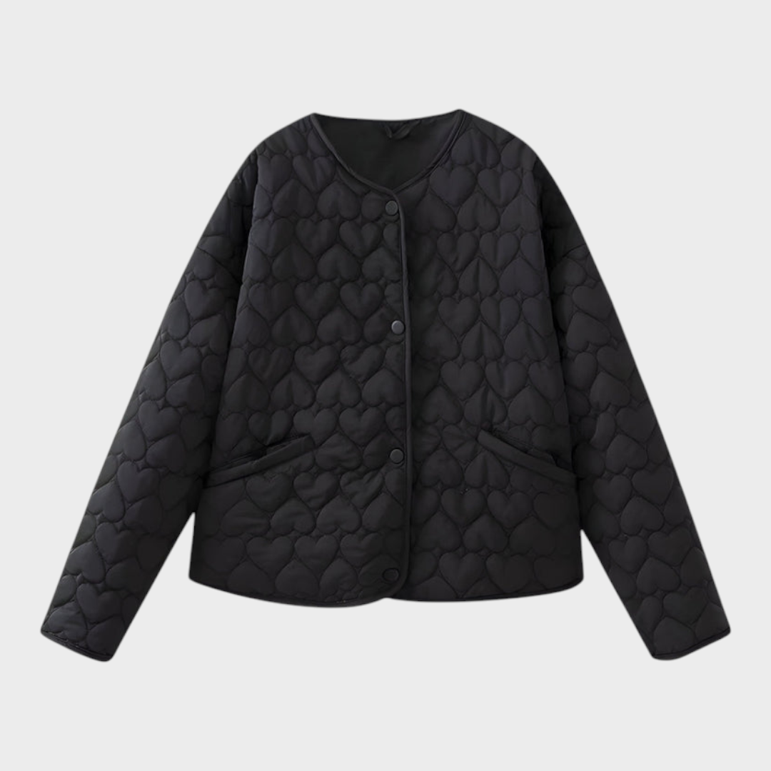 Paige | Heart Jacket with Blanket