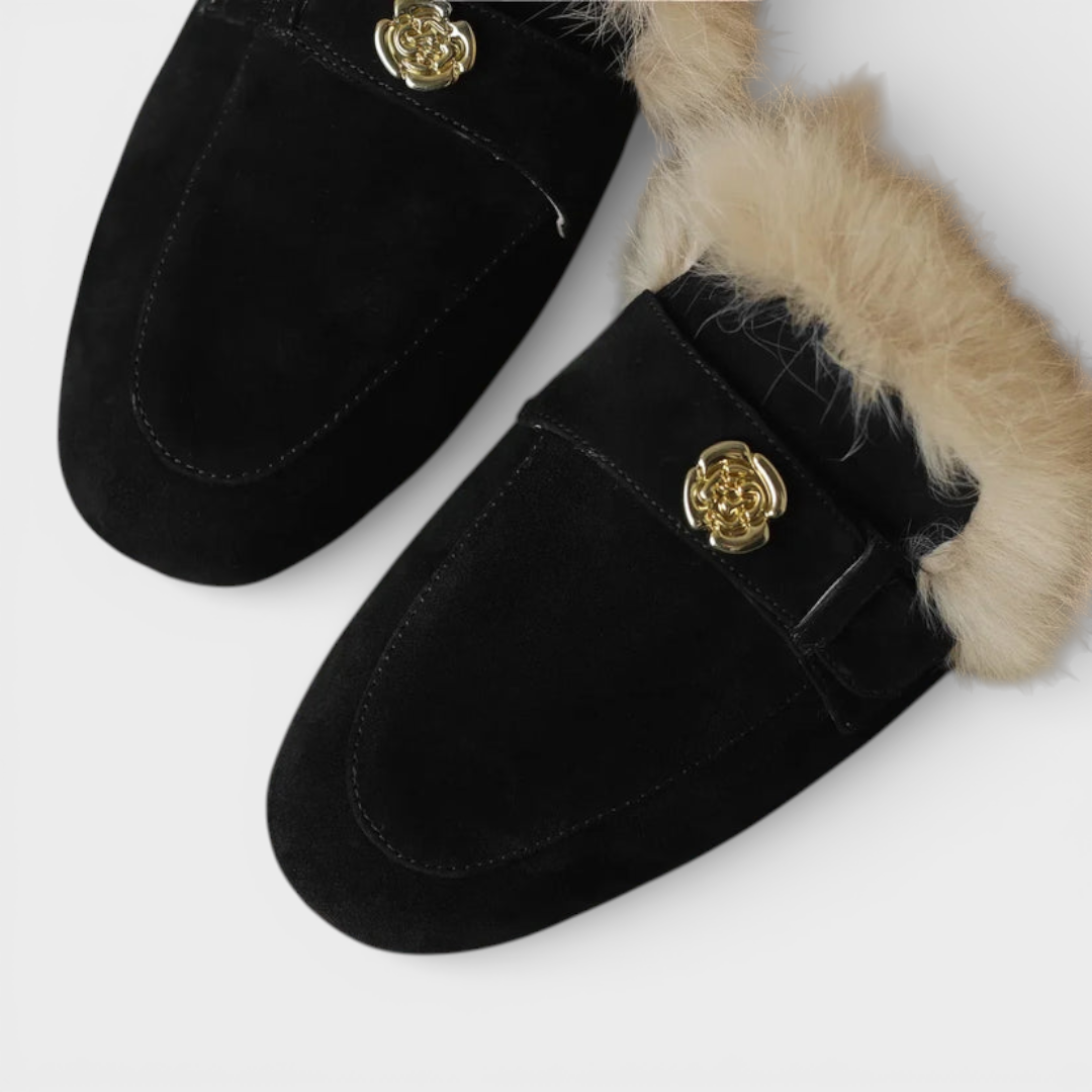 Harriet | Suede boots with fur