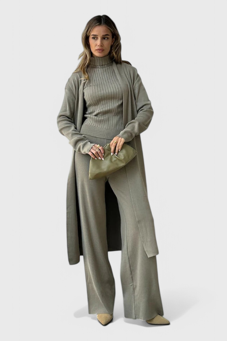 Mahalia Knitted Three-Piece Set