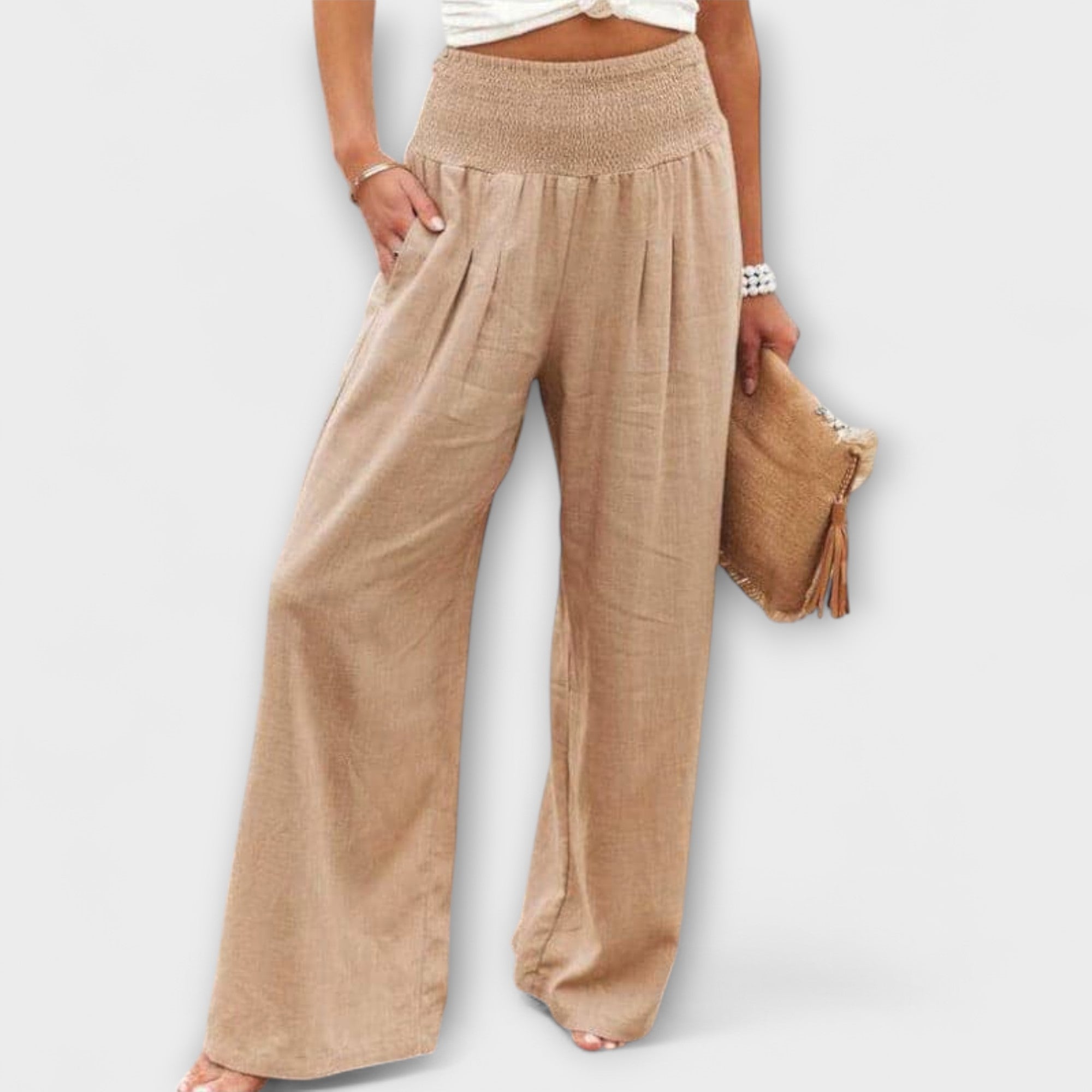 Thearya - Loose and casual linen pants