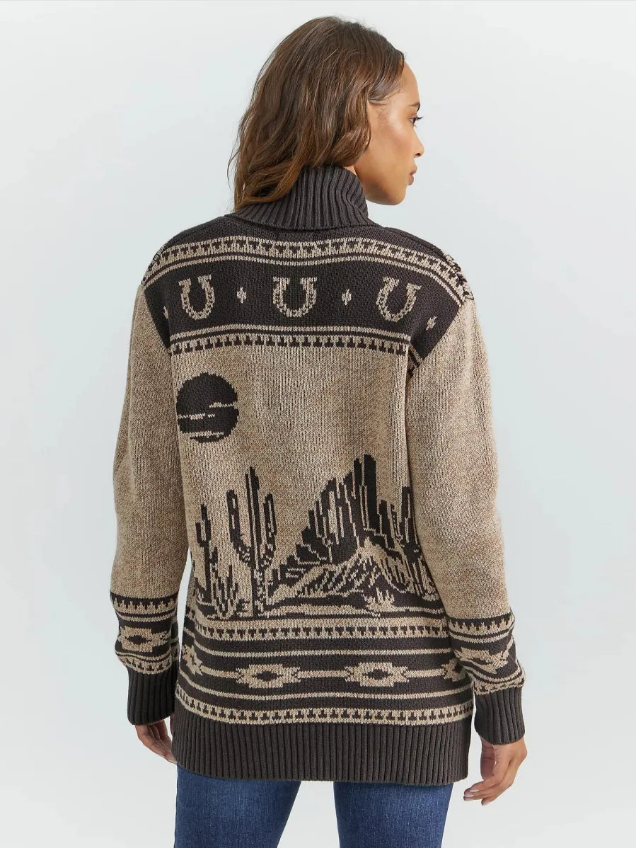 Ilana | Western Style Shawl Collar Cardigan