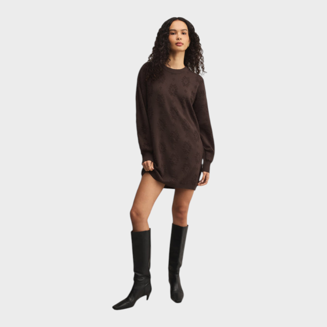 Jaelynn | Mini Jacquard Dress