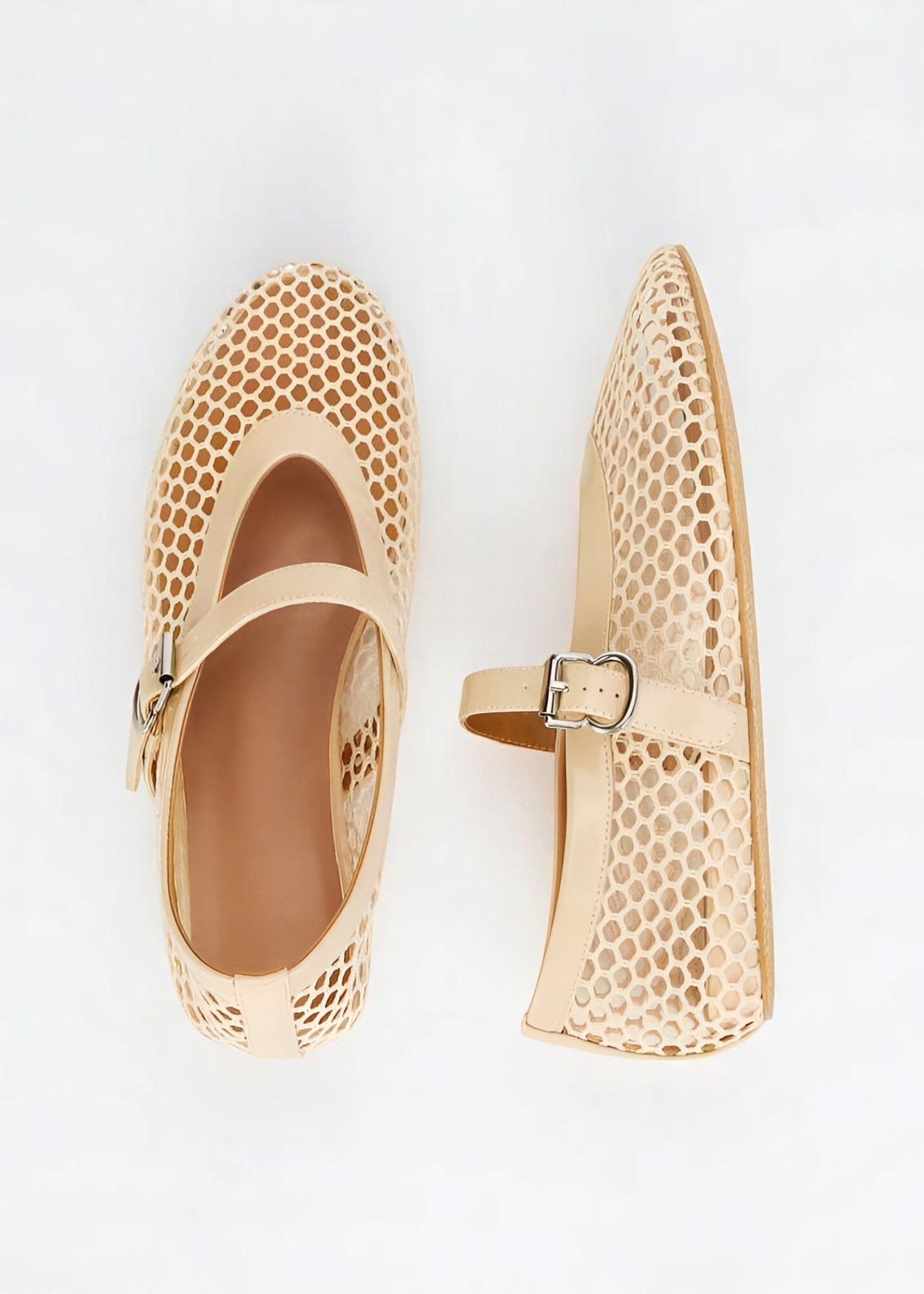 Luna – Mesh Flats with Modern & Statement Style