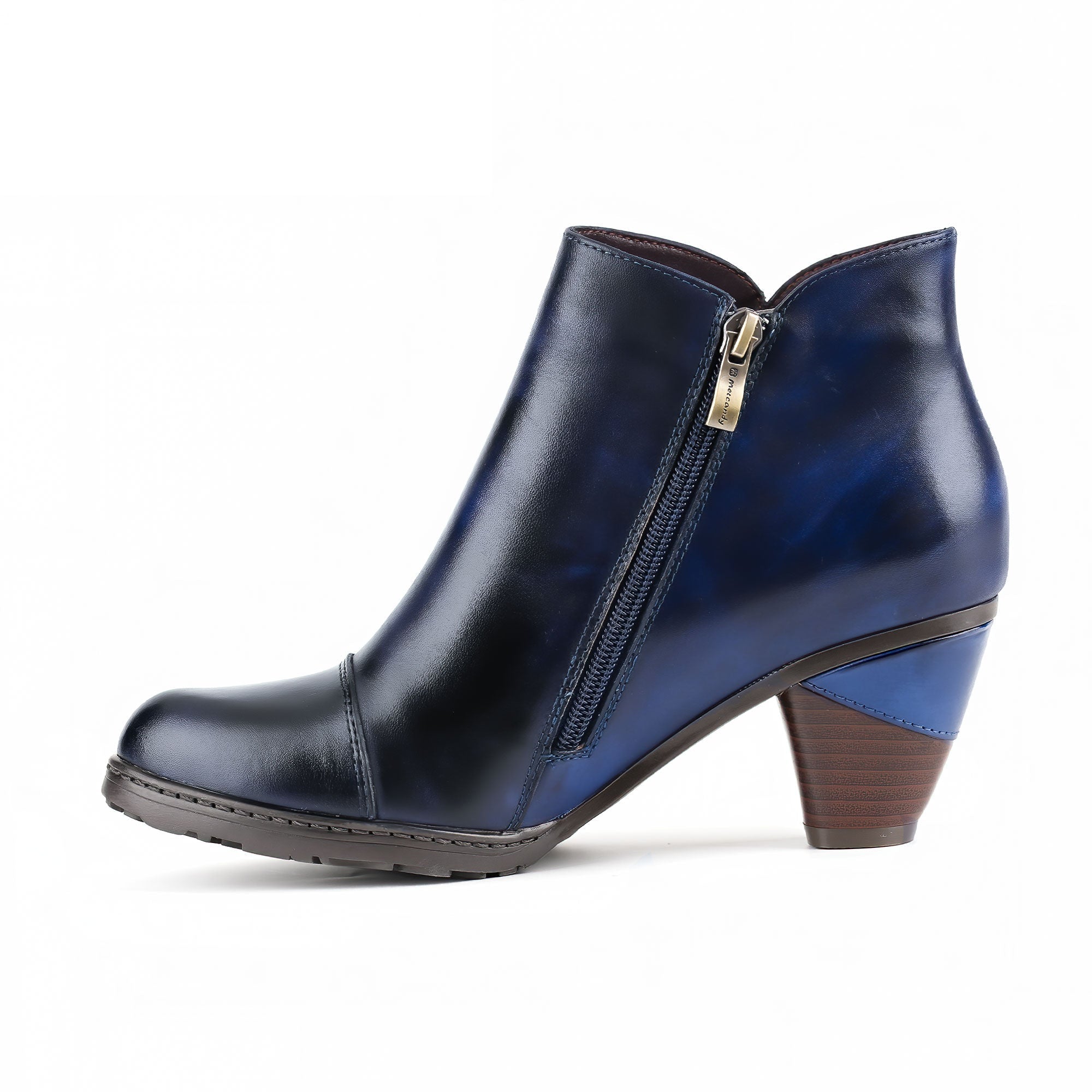 Brooklyn - Retro Boho Floral Charm Ankle Boots