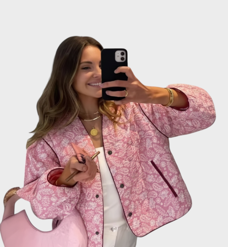 Maribel | Floral Quilted Jacket