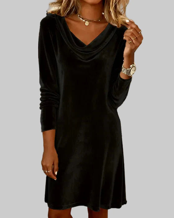 Frosina - Loose Velvet Dress