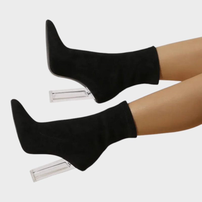 Kylie | Crystal Noir Heel