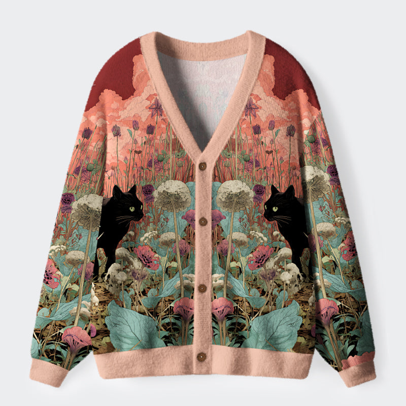 Andela | Knitted Cardigan (Ugly Cardigan) "The Mysteries of the Garden"