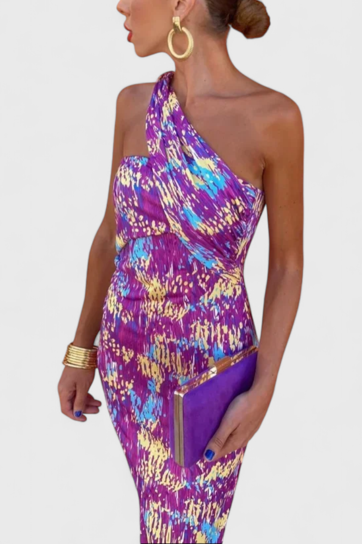 Julissa Off-the-Shoulder Maxi Evening Dress