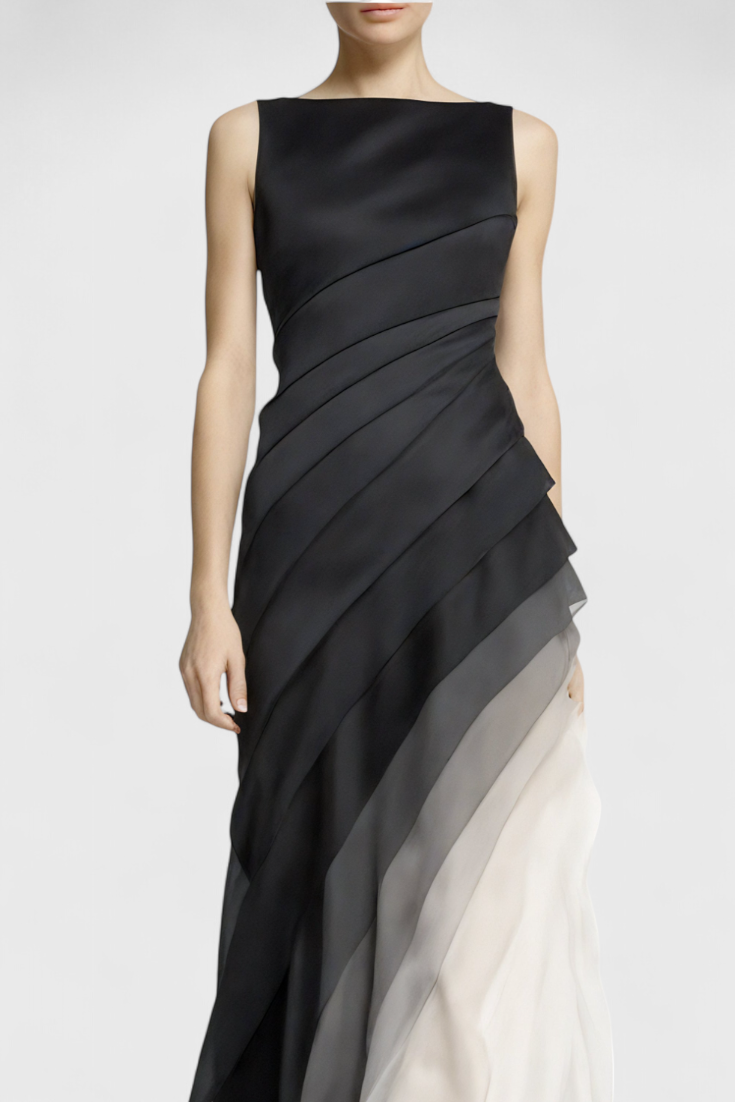Angela Layered Gradient Dress