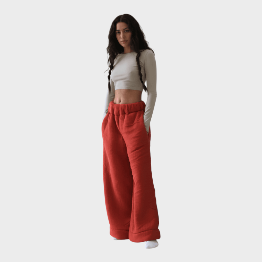 Kaleigh | Premium Sherpa Lined Blanket Pants