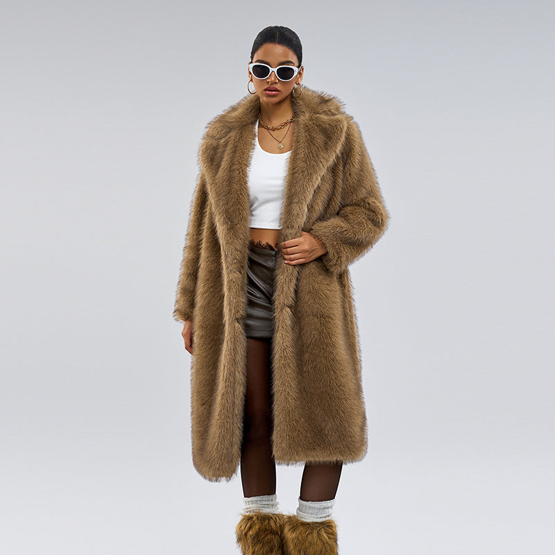Harper - Long Faux Fur Jacket